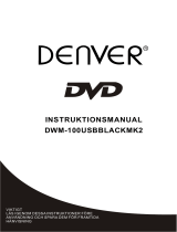 Denver DWM-100USBBLACKMK3 Användarmanual