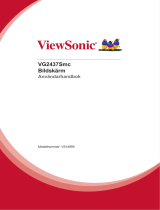 ViewSonic VG2437SMC Användarguide