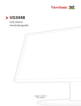 ViewSonic VG3448 Användarguide