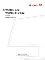 ViewSonic VX2485-MHU-S Användarguide