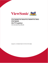 ViewSonic PS750W Användarguide