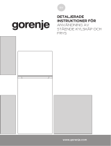 Gorenje RF4142PW4 Bruksanvisning