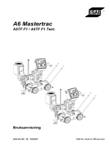 ESAB A6 Mastertrac A6TF F1 / A6TF F1 Twin Användarmanual