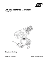 ESAB A6 Mastertrac Tandem A6TF F2 Användarmanual