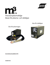 ESAB M3® Plasma Precision Plasmarc Plasma Gas Box & Shield Gas Box Användarmanual