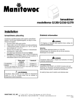 Manitowoc Ice Q Model Undercounter (Q130/Q170/Q210/Q270) Owner Instruction Manual