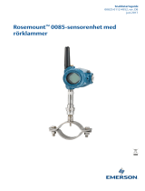 Rosemount 0085 Pipe-Clamp montage Användarguide