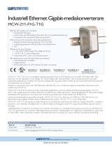 Westermo MCW-211-F1G-T1G Datablad