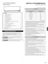 Fujitsu ASYG09KHCA Installationsguide