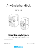 Munters Manuel MX2(gas) Bruksanvisning