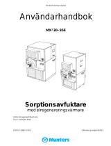 Munters MX2E Bruksanvisning