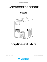 Munters MSC300 Bruksanvisning