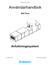 Munters MX2P-anvandarhandbok Bruksanvisning