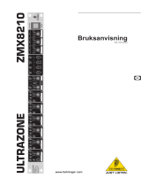 Behringer ZMX8210 Bruksanvisning