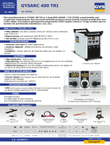 GYS GYSARC 400 TRI Datablad