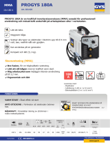 GYS PROGYS 180A Datablad