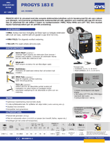 GYS PROGYS 183E Datablad