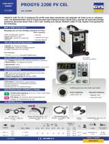 GYS PROGYS 220E FV CEL Datablad