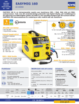 GYS EASYMIG 160 Datablad