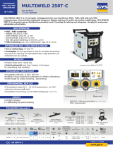 GYS MULTIWELD 250T-C Datablad