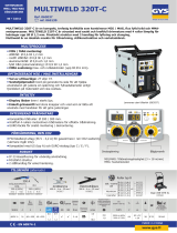 GYS MULTIWELD 320T-C Datablad