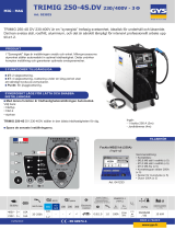 GYS TRIMIG 250-4S DV Datablad