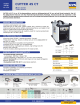 GYS PLASMA CUTTER 45 CT Datablad