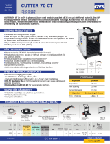 GYS PLASMA CUTTER 70 CT Datablad