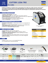 GYS PLASMA CUTTER 125A TRI Datablad