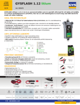 GYS GYSFLASH LITHIUM 1.12 Datablad