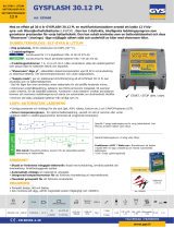 GYS GYSFLASH 30.12 PL Datablad