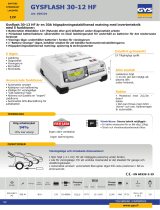 GYS GYSFLASH 30.12 HF (2.5M CABLES) Datablad