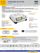 GYS GYSFLASH 30-24 HF Datablad