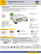 GYS GYSFLASH 50.12 HF FV (2.5M CABLES) Datablad