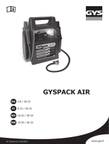 GYS GYSPACK AIR Bruksanvisning