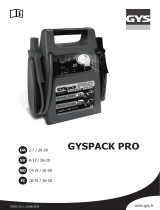 GYS GYSPACK PRO Bruksanvisning