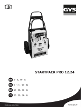 GYS STARTPACK PRO 12.24 Bruksanvisning