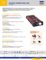 GYS BOOSTER LITHIUM NOMAD POWER PRO 700 Datablad