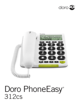 Doro PhoneEasy® 312cs Bruksanvisning