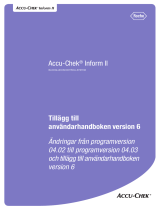 Roche ACCU-CHEK Inform II Användarmanual
