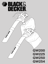 Black & Decker GW250 Användarmanual