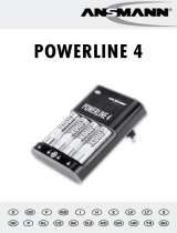 ANSMANN POWERLINE 4 TRAVELLER Bruksanvisning