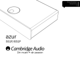 Cambridge Audio AZUR 551P Användarmanual