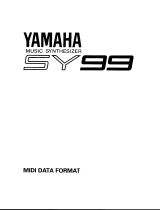 Yamaha SY99 Bruksanvisning