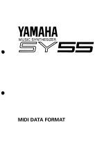 Yamaha SY55 Bruksanvisning