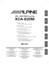 Alpine KCA-620M Användarmanual