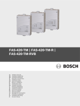 Bosch FAS-420-TM Användarmanual