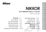 Nikon AF-S NIKKOR 24MM F-1.4G ED Användarmanual