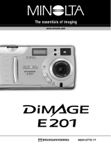 Konica Minolta DiMAGE E201 Användarmanual
