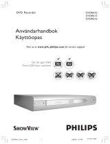 Philips DVDR616/00 Användarmanual